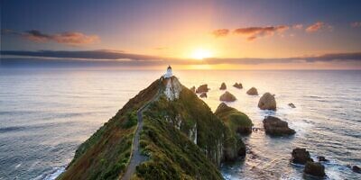 Nugget Point Lighthouse Pano