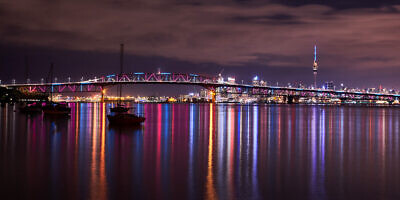 Auckland Night Reflections
