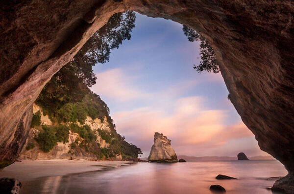 Cathedral Cove long exposure