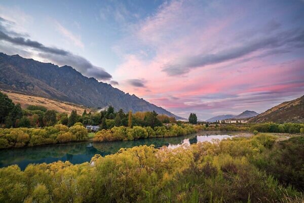 kawarau river sunrise