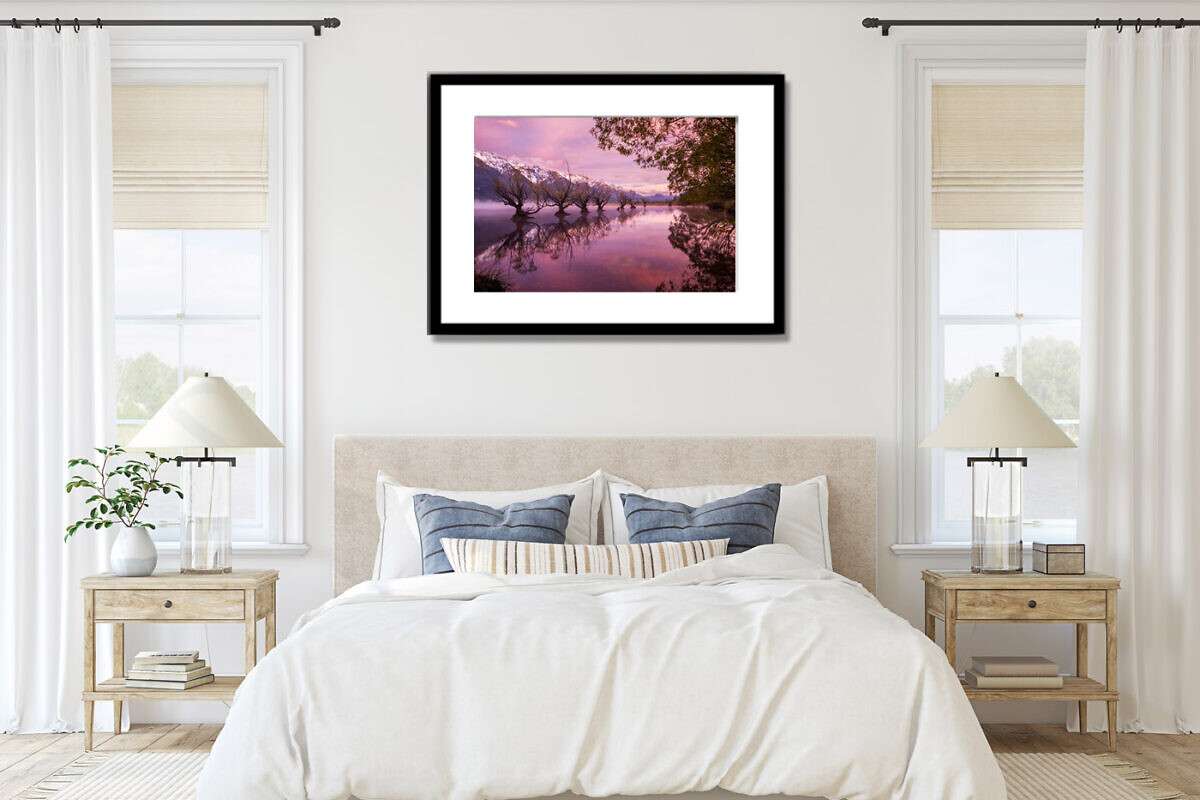 glenorchy_willows_framed_print