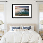 piha_sunset_framed_print