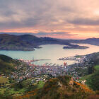 Lyttelton Harbour Sunset Panorama